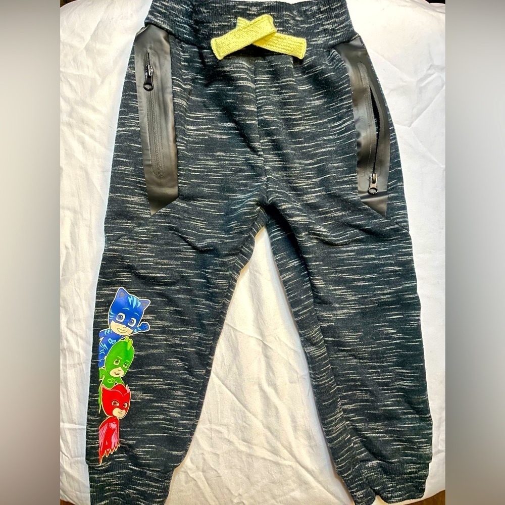 PJ Masks 2T PRELOVED Jogger Sweatpants with Drawstring cinched waist and ankles